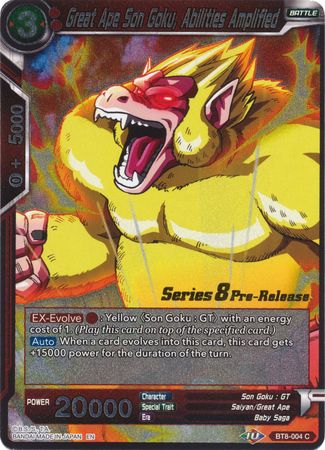 Great Ape Son Goku, Abilities Amplified [BT8-004_PR]