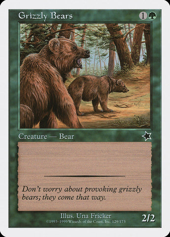Grizzly Bears [Starter 1999]