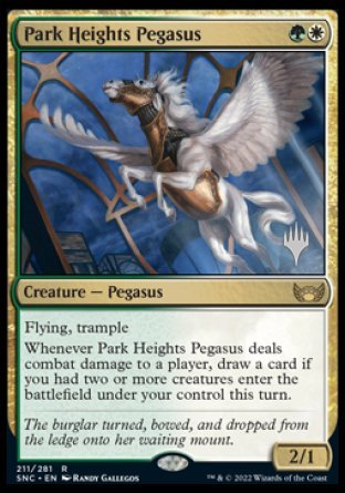 Park Heights Pegasus (Promo Pack) [Streets of New Capenna Promos]