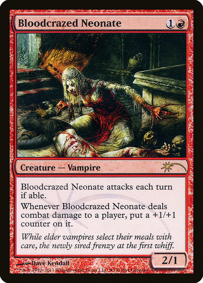 Bloodcrazed Neonate [Wizards Play Network 2011]