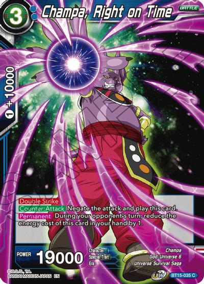 Champa, Right on Time [BT15-035]