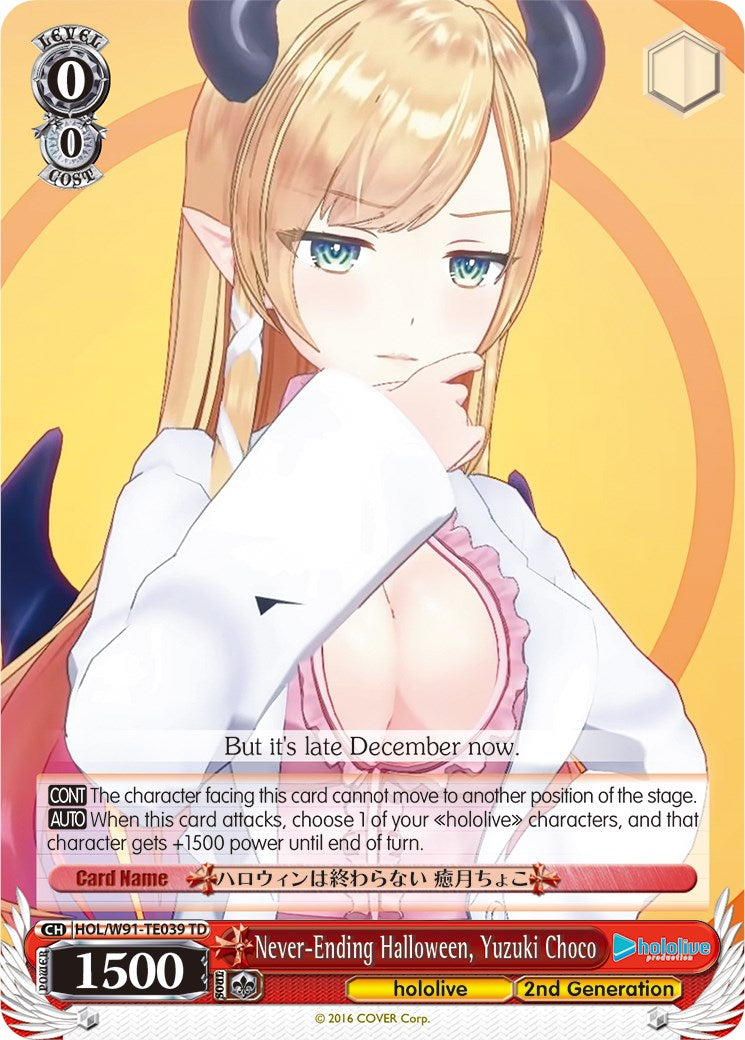 Never-Ending Halloween, Yuzuki Choco (HOL/W91-TE039 TD) [hololive production]