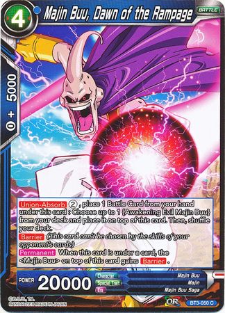 Majin Buu, Dawn of the Rampage [BT3-050]