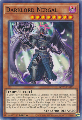 Darklord Nergal [ROTD-EN025] Common
