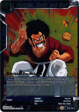 Hercule, Smile and Nod [BT6-040_PR]