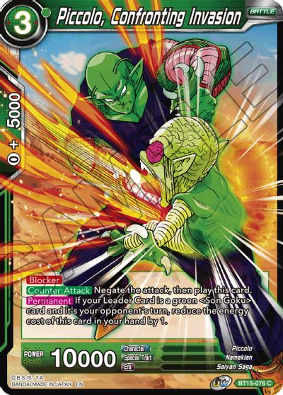 Piccolo, Confronting Invasion [BT15-076]