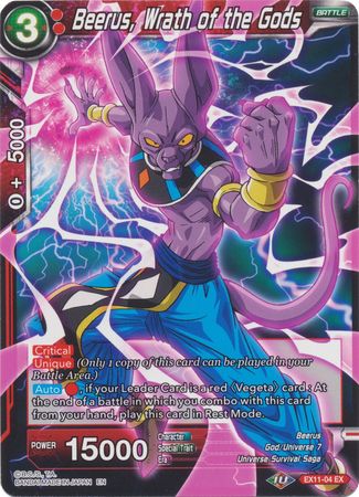 Beerus, Wrath of the Gods [EX11-04]