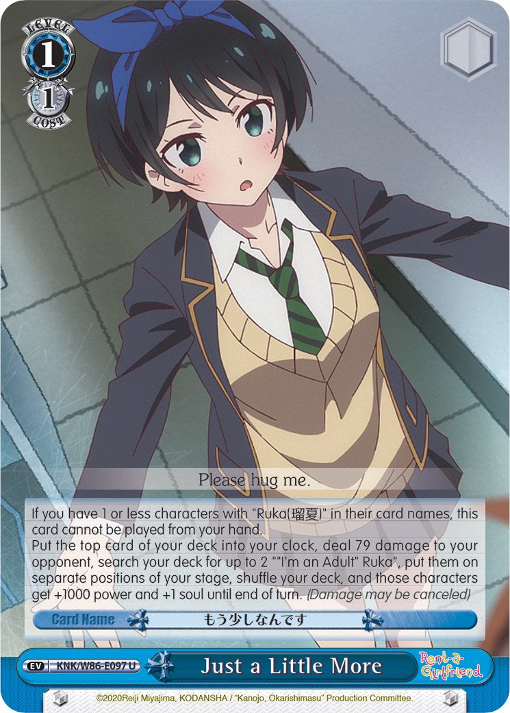 Just a Little More (KNK/W86-E097 U) [Rent-A-Girlfriend]