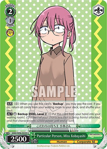 Particular Person, Miss Kobayashi [Miss Kobayashi's Dragon Maid]