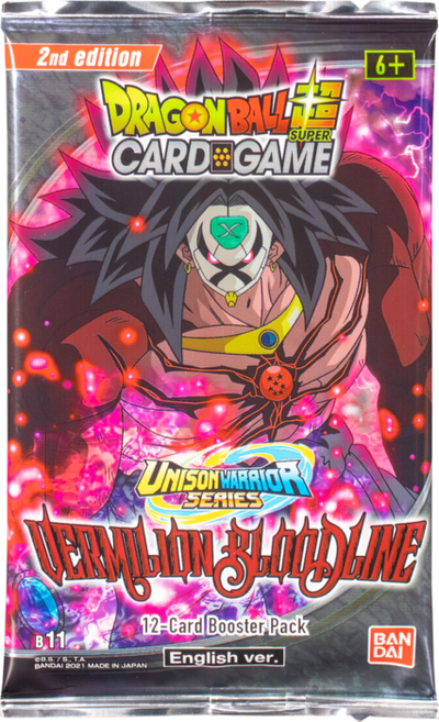 Unison Warrior Series: Vermilion Bloodline (2nd Edition) [DBS-B11] - Booster Pack