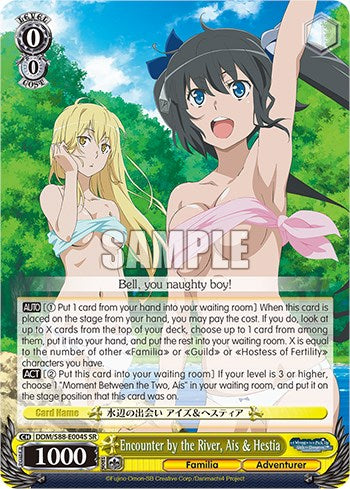 Encounter by the River, Ais & Hestia (DDM/S88-E004S SR) [Is it Wrong to Try to Pick Up Girls in a Dungeon?]