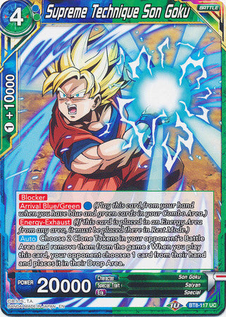 Supreme Technique Son Goku [BT8-117]