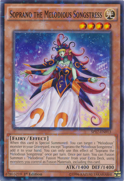 Soprano the Melodious Songstress [SP17-EN013] Starfoil Rare