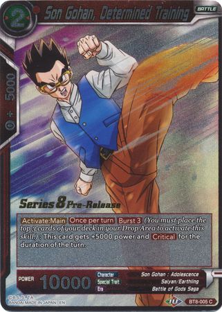Son Gohan, Determined Training [BT8-005_PR]