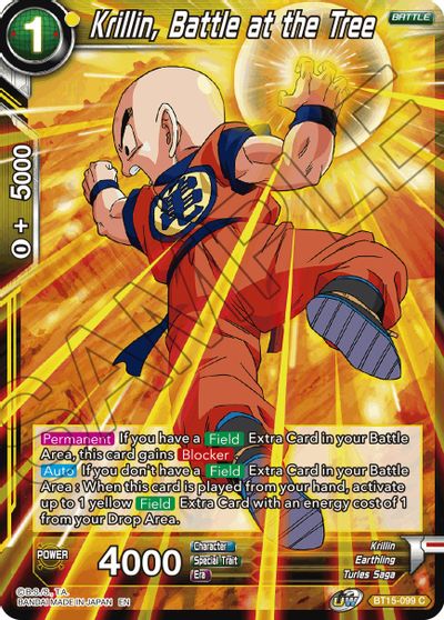 Krillin, Battle at the Tree [BT15-099]