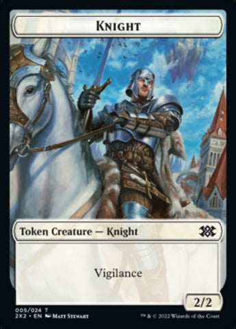 Knight Token [Double Masters 2022 Tokens]