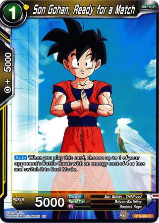 Son Gohan, Ready for a Match [BT6-084]