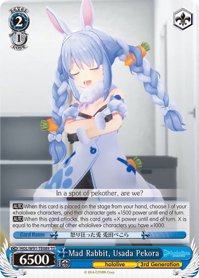Mad Rabbit, Usada Pekora (HOL/W91-TE089 TD) [hololive production]
