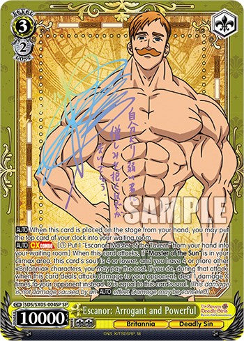 Escanor: Arrogant and Powerful (SP) [The Seven Deadly Sins: Revival of The Commandments]