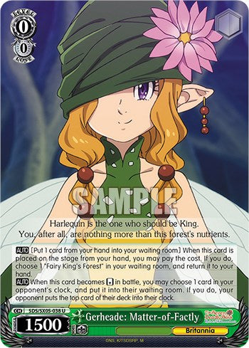 Gerheade: Matter-of-Factly [The Seven Deadly Sins: Revival of The Commandments]