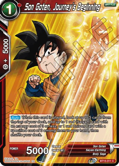 Son Goten, Journey's Beginning [BT15-011]