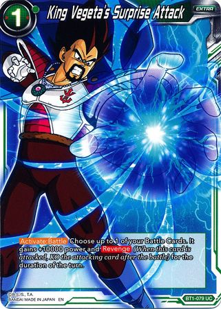 King Vegeta's Surprise Attack (Alternate Art) [BT1-079]
