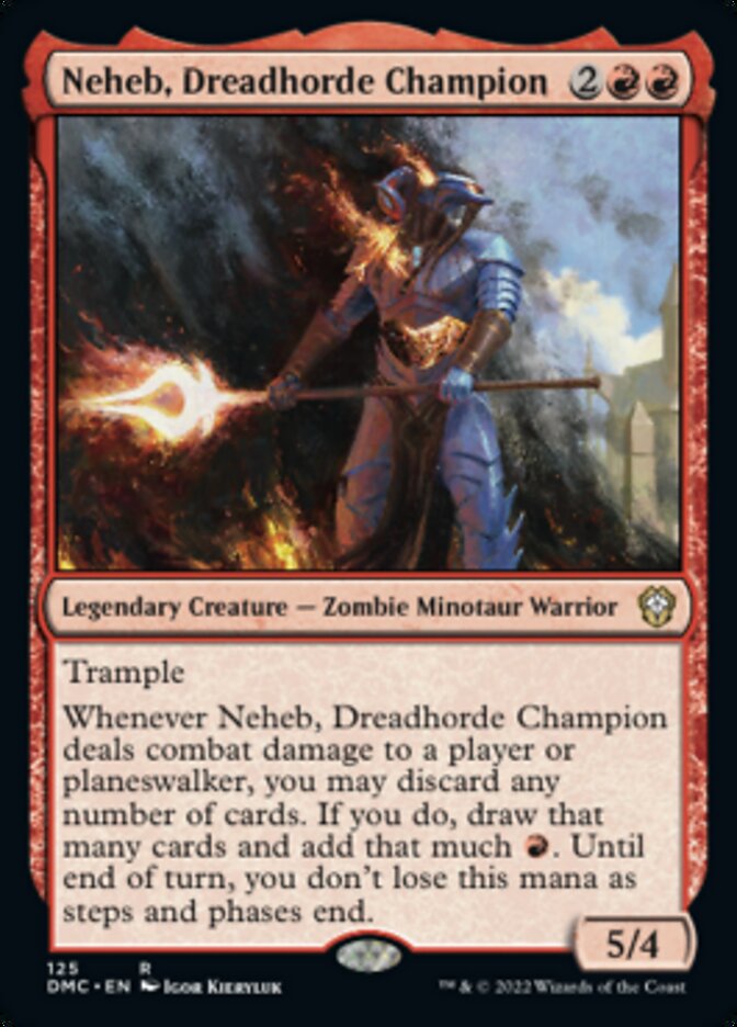Neheb, Dreadhorde Champion [Dominaria United Commander]