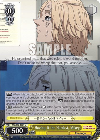 Having It the Hardest, Mikey (TRV/S92-E009 U) [Tokyo Revengers]