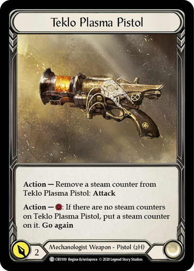 Teklo Plasma Pistol [CRU100] (Crucible of War)  1st Edition Normal