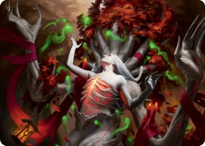 Dryad's Revival Art Card [Innistrad: Midnight Hunt Art Series]