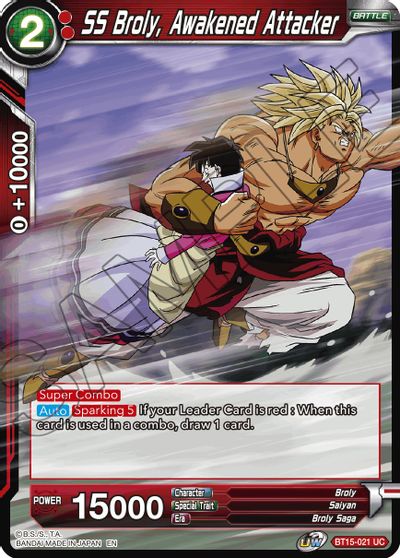 SS Broly, Awakened Attacker [BT15-021]