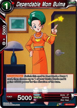 Dependable Mom Bulma [BT4-013]