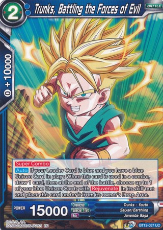 Trunks, Battling the Forces of Evil [BT12-037]