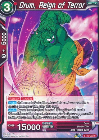 Drum, Reign of Terror [BT12-022]