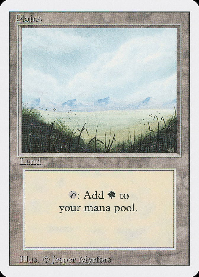 Plains (No Trees / Signature on Right) [Revised Edition]