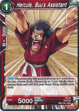 Hercule, Buu's Assistant [BT2-017]
