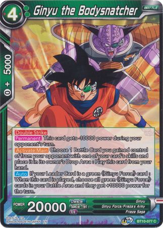 Ginyu the Bodysnatcher [BT10-077]