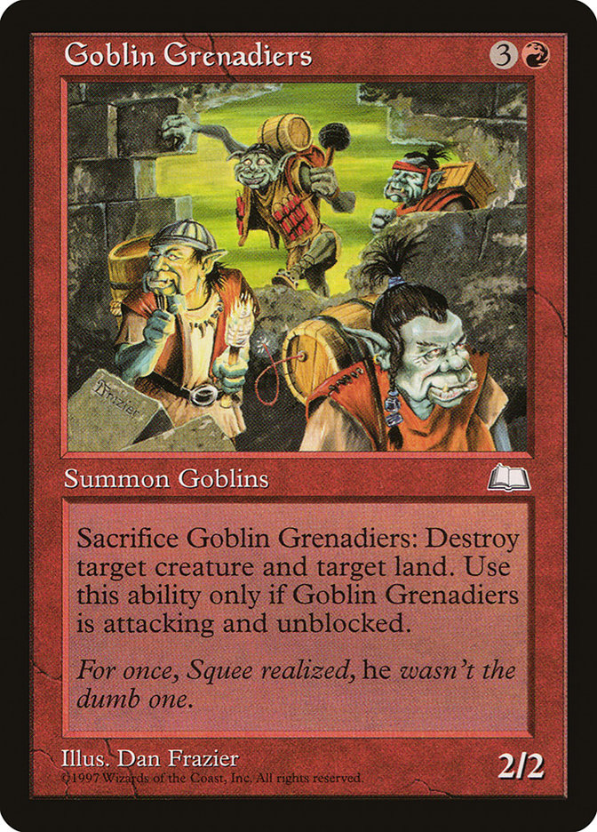 Goblin Grenadiers [Weatherlight]