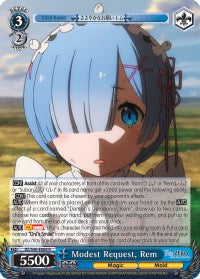 Modest Request, Rem (RZ/S46-E069 R) [Re:ZERO]