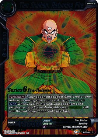Tien Shinhan, Returning Fire [BT6-111_PR]