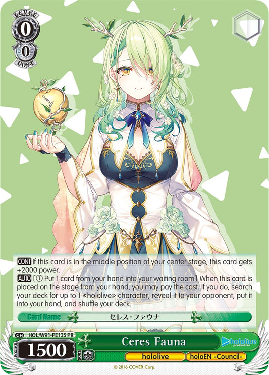 Ceres Fauna (HOL/W91-PE13S PR) (Promo) [hololive production]