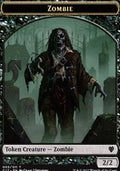 Zombie // Gold Double-Sided Token [Commander 2017 Tokens]