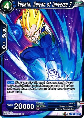 Vegeta, Saiyan of Universe 7 [XD1-02]