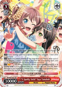"A Sparkly Smile" Saya Yamabuki (BD/W63-E051 RR) [BanG Dream! Girls Band Party! Vol.2]