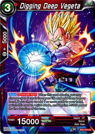 Digging Deep Vegeta [BT4-010]