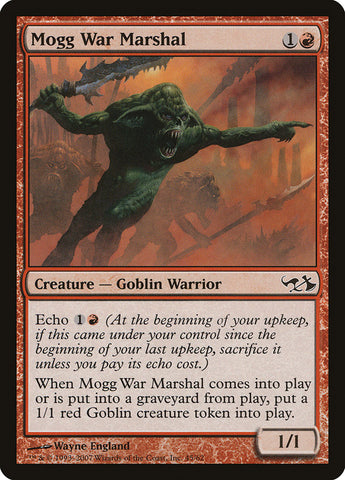 Mogg War Marshal [Duel Decks: Elves vs. Goblins]